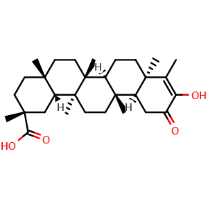 Chemical structure of Populninic acid , CAS 120090-56-4, AChemBlock X217738