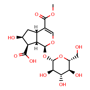 Chemical structure of 10-Carboxyloganin , CAS 182172-02-7, AChemBlock X217746