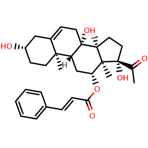 Chemical structure of Kidjolanin , CAS 38395-01-6, AChemBlock X217749