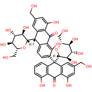 Chemical structure of Barbaloin-related compound B , CAS 473225-22-8, AChemBlock X217762