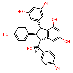 Chemical structure of Leachianol F , CAS 164123-50-6, AChemBlock X217769