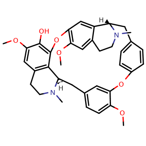 Chemical structure of Demethyl tetrandrine , CAS 33889-68-8, AChemBlock X217783