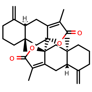 Chemical structure of Biatractylolide , CAS 182426-37-5, AChemBlock X217784