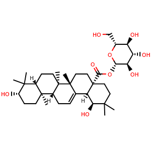 Siaresinolic acid 28-O-beta-D-glucopyranosyl ester
