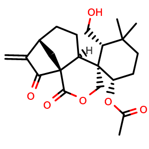 Chemical structure of Lushanrubescensin H , CAS 476640-22-9, AChemBlock X217796