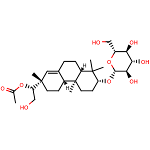 Chemical structure of Hythiemoside B , CAS 853267-90-0, AChemBlock X217800