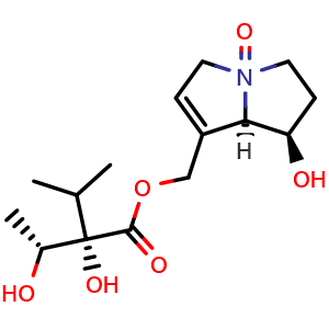 Chemical structure of Intermedine N-oxide , CAS 95462-14-9, AChemBlock X217829