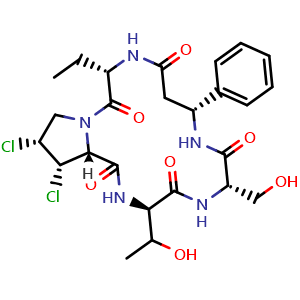 Chemical structure of Astin B , CAS 151201-76-2, AChemBlock X217830