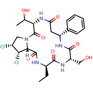 Chemical structure of Astin A , CAS 151201-75-1, AChemBlock X217832