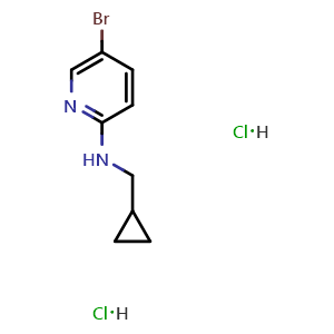 5-bromo-N-(cyclopropylmethyl)pyridin-2-amine dihydrochloride