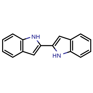 Chemical structure of 1H,1'H-2,2'-biindole , CAS 40899-99-8, AChemBlock X217863