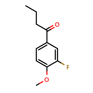 1-(3-fluoro-4-methoxyphenyl)butan-1-one
