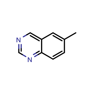 Chemical structure of 6-Methylquinazoline , CAS 7556-94-7, AChemBlock X217902