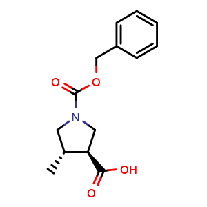 (3S,4S)-1-Cbz-4-Methyl-pyrrolidine-3-carboxylic acid