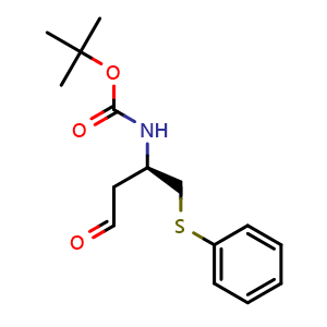 tert-butyl (R)-(4-oxo-1-(phenylthio)butan-2-yl)carbamate