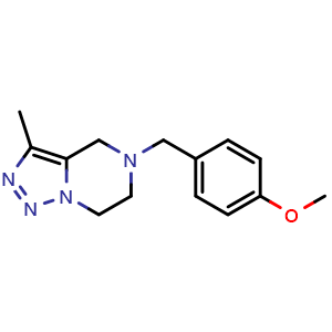 5-(4-methoxybenzyl)-3-methyl-4,5,6,7-tetrahydro-[1,2,3]triazolo[1,5-a]pyrazine