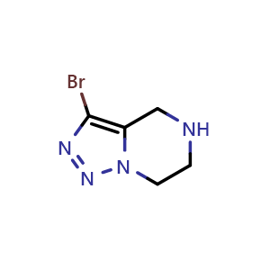 3-bromo-4,5,6,7-tetrahydro-[1,2,3]triazolo[1,5-a]pyrazine