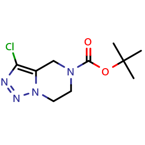 tert-butyl 3-chloro-6,7-dihydro-[1,2,3]triazolo[1,5-a]pyrazine-5(4H)-carboxylate