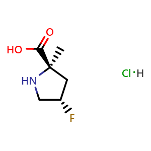 (2R,4S)-4-fluoro-2-methylpyrrolidine-2-carboxylic acid hydrochloride