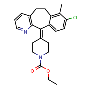 Chemical structure of Methyl loratadine , CAS 38092-89-6, AChemBlock Y218094
