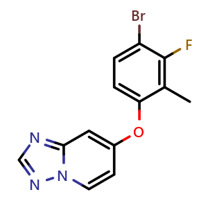 7-(4-Bromo-3-fluoro-2-methylphenoxy)-[1,2,4]triazolo[1,5-a]pyridine
