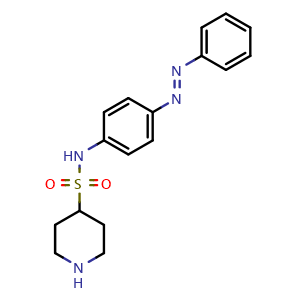 N-[4-(Phenyldiazenyl)phenyl]piperidine-4-sulfonamide