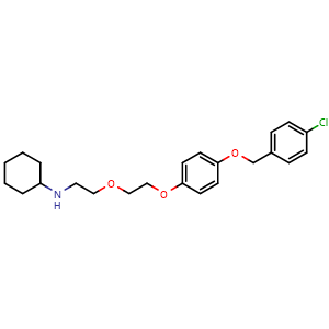 N-[2-[2-[4-[(4-Chlorobenzyl)oxy]phenoxy]ethoxy]ethyl]cyclohexanamine
