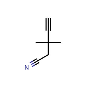 3,3-dimethylpent-4-ynenitrile