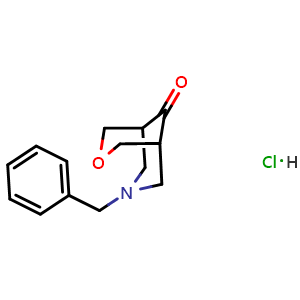 7-benzyl-3-oxa-7-azabicyclo[3.3.1]nonan-9-one hydrochloride