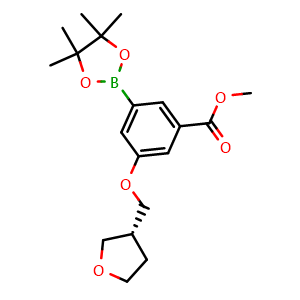 methyl (R)-3-((tetrahydrofuran-3-yl)methoxy)-5-(4,4,5,5-tetramethyl-1,3,2-dioxaborolan-2-yl)benzoate