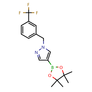 4-(4,4,5,5-tetramethyl-1,3,2-dioxaborolan-2-yl)-1-(3-(trifluoromethyl)benzyl)-1H-pyrazole