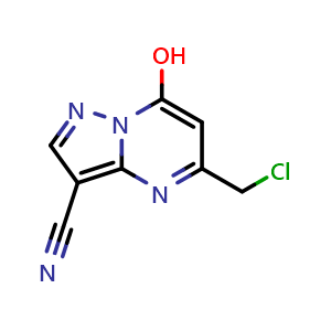 5-(chloromethyl)-7-hydroxypyrazolo[1,5-a]pyrimidine-3-carbonitrile