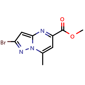 methyl 2-bromo-7-methylpyrazolo[1,5-a]pyrimidine-5-carboxylate