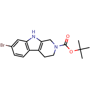 tert-butyl 7-bromo-1,3,4,9-tetrahydro-2H-pyrido[3,4-b]indole-2-carboxylate