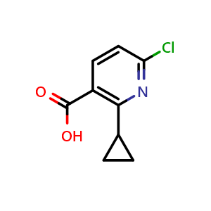 6-chloro-2-cyclopropylnicotinic acid