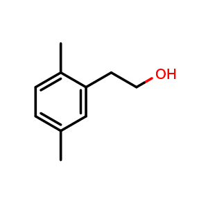 Chemical structure of 2-(2,5-dimethylphenyl)ethan-1-ol , CAS 6972-51-6, AChemBlock Y218789