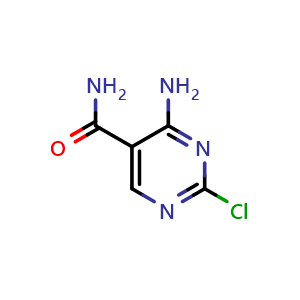 4-amino-2-chloropyrimidine-5-carboxamide