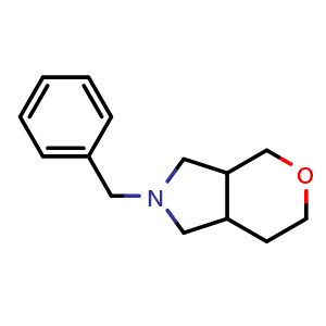 Chemical structure of 2-Benzyloctahydropyrano[3,4-c]pyrrole , CAS 1438081-87-8, AChemBlock Y218915