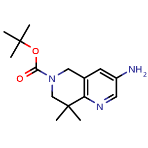 tert-butyl 3-amino-8,8-dimethyl-7,8-dihydro-1,6-naphthyridine-6(5H)-carboxylate