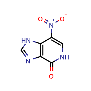 Chemical structure of 7-nitro-1H-imidazo[4,5-c]pyridin-4(5H)-one , CAS 82722-74-5, AChemBlock Y219004