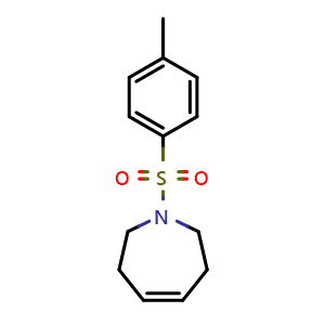 Chemical structure of 1-tosyl-2,3,6,7-tetrahydro-1H-azepine , CAS 57502-57-5, AChemBlock Y219046