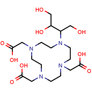 2,2',2''-[10-[(1RS,2SR)-2,3-dihydroxy-1-(hydroxymethyl)-propyl]-1,4,7,10-tetraazacyclododecane-1,4,7-triyl]triacetic acid