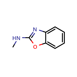 Chemical structure of n-methyl-1,3-benzoxazol-2-amine , CAS 19776-98-8, AChemBlock Y219158