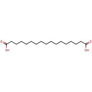 Chemical structure of Heptadecanedioicacid , CAS 2424-90-0, AChemBlock Y219191