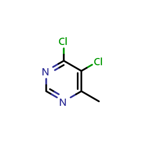 Chemical structure of 4,5-dichloro-6-methyl-pyrimidine , CAS 83942-10-3, AChemBlock Y219193