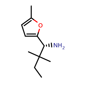 (R)-2,2-dimethyl-1-(5-methylfuran-2-yl)butan-1-amine