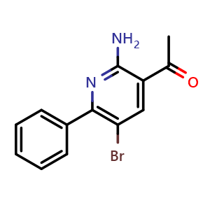 1-(2-amino-5-bromo-6-phenylpyridin-3-yl)ethanone