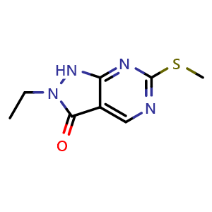 2-ethyl-6-(methylthio)-1H-pyrazolo[3,4-d]pyrimidin-3(2H)-one