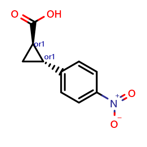 trans-2-(4-Nitrophenyl)cyclopropanecarboxylic acid