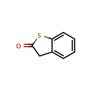 Chemical structure of Benzo[b]thiophen-2(3H)-one , CAS 496-31-1, AChemBlock Y219383